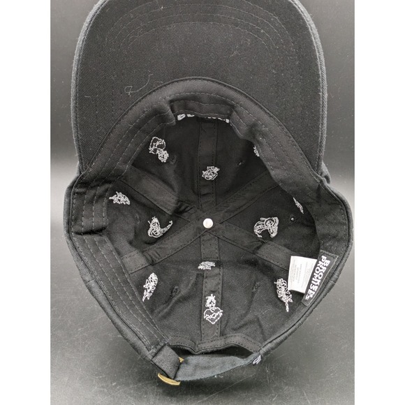 Preowned Broken Promises All over print Cobra Roses Strapback Cap Hat Black - Picture 7 of 10